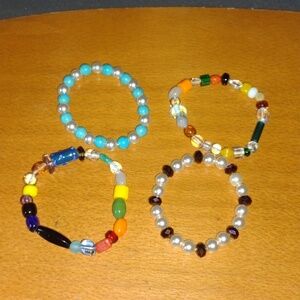 Handmade Gem Bracelet Lot